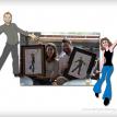 Caricatures of Eric & Sherri at Cartoon Network