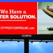 City Pest Control billboard