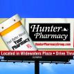 Hunter Pharmacy billboard